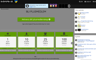 Elevspel – kunskapsspel för skolan